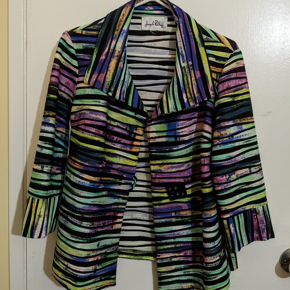 Joseph Ribkoff Multicolour Stripes Blazer